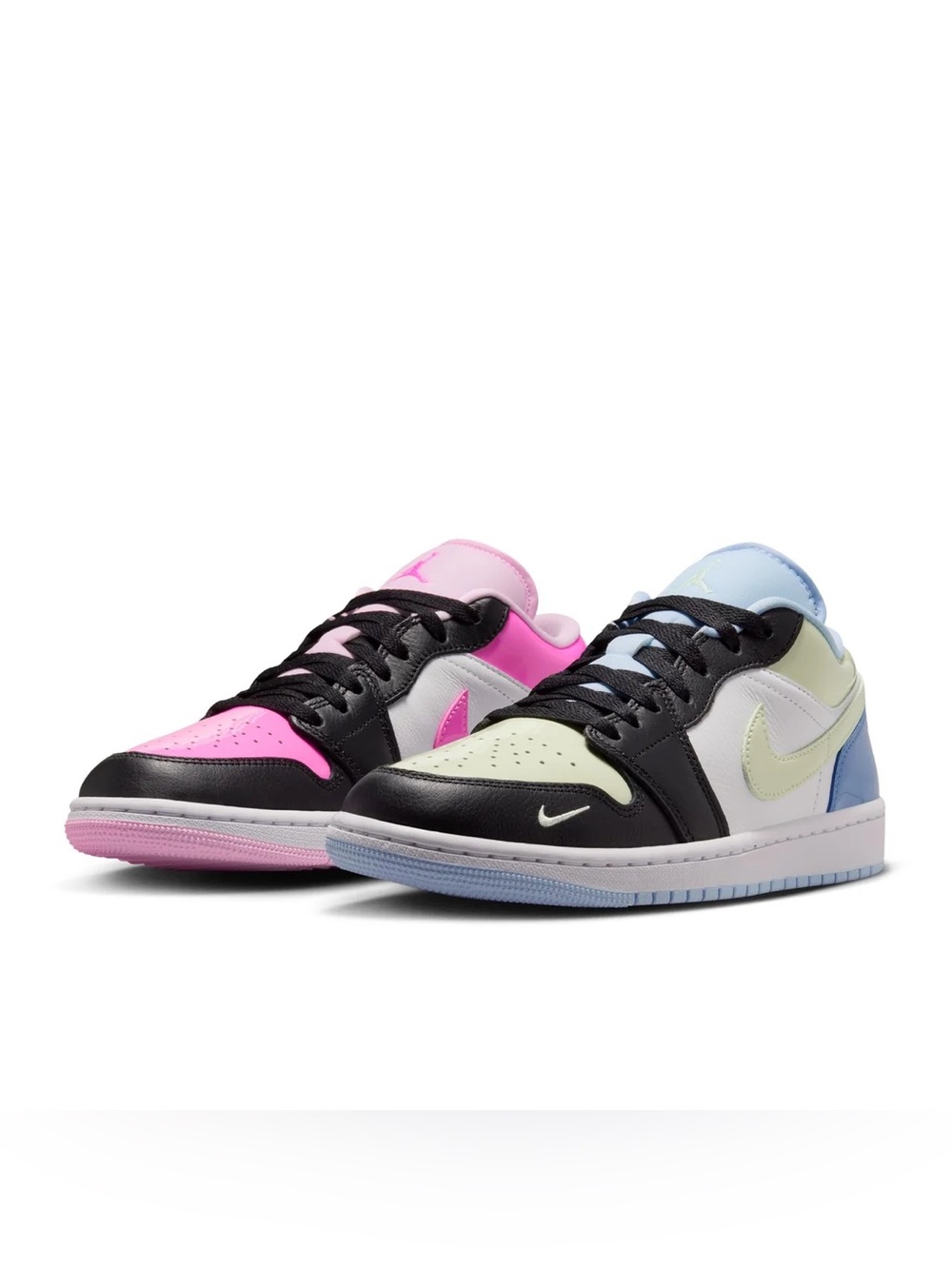 💓💙 Nike Air Jordan 1 Low Mismatched Pink Blue 💓🩵